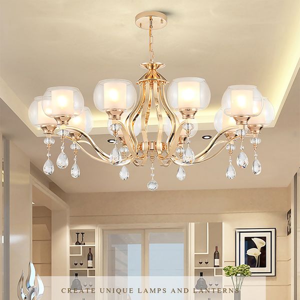 european style chandelier restaurant lamp home atmosphere light luxury crystal lamp minimalist lighting highend chandelier zg8291
european style chandelier restaurant lamp home atmosphere light luxury crystal lamp minimalist lighting highend chandelier zg8291