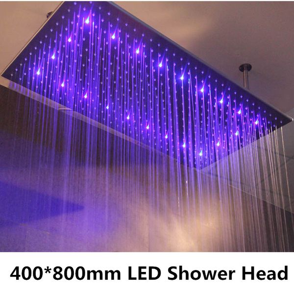 fashion bathroom shower faucet 400*800mm 304sus brush shower system with led color sensor two function shower mixer set ducha
fashion bathroom shower faucet 400*800mm 304sus brush shower system with led color sensor two function shower mixer set ducha