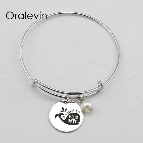 whale hello there inspirational hand stamped engraved charm pendant wire expandable bracelet bangle jewelry,10pcs/lot,#ln1866b, Black
whale hello there inspirational hand stamped engraved charm pendant wire expandable bracelet bangle jewelry,10pcs/lot,#ln1866b, Black