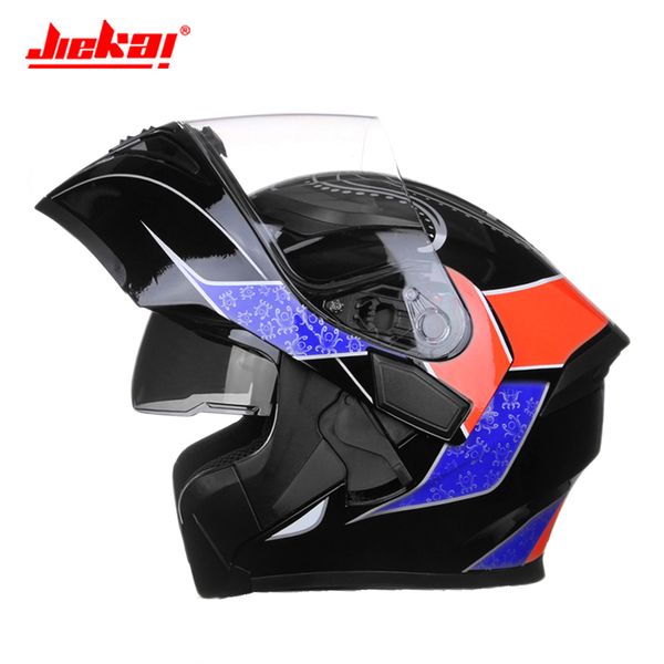 jiekai motorcycle helmet motocross motorbike flip up helmet casque moto with inner visor racing e cascos para moto
jiekai motorcycle helmet motocross motorbike flip up helmet casque moto with inner visor racing e cascos para moto