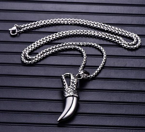 stainless steel pendant necklace europe and the united states vintage casting pendant popular fashion vintage punk, Silver
stainless steel pendant necklace europe and the united states vintage casting pendant popular fashion vintage punk, Silver