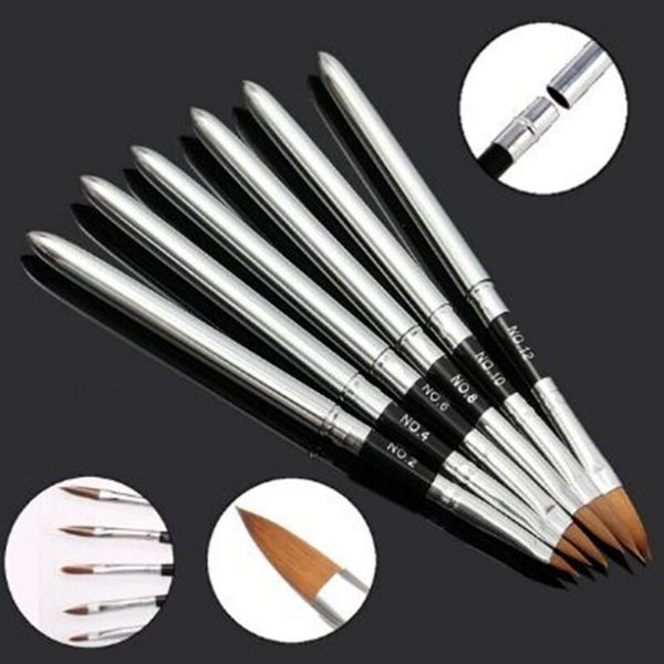 6pcs/set nail art builder crystal pen brush acrylic gel uv polish steel metal copper detachable painting drawing manicure tools, Yellow
6pcs/set nail art builder crystal pen brush acrylic gel uv polish steel metal copper detachable painting drawing manicure tools, Yellow