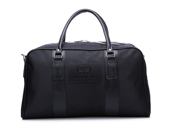 custom black water proof light weight travel duffle tote bag