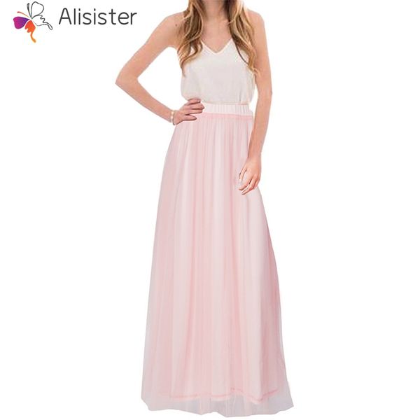 2018 women mesh chiffon long skirts elastic waist pleated maxi skirt vacation beach boho vintage autumn skirts faldas saia, Black
2018 women mesh chiffon long skirts elastic waist pleated maxi skirt vacation beach boho vintage autumn skirts faldas saia, Black