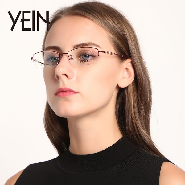 s8813 half frame myopic glasses women's ultra-light pure titanium legs business model oval frame metal with finished eye, Silver
s8813 half frame myopic glasses women's ultra-light pure titanium legs business model oval frame metal with finished eye, Silver