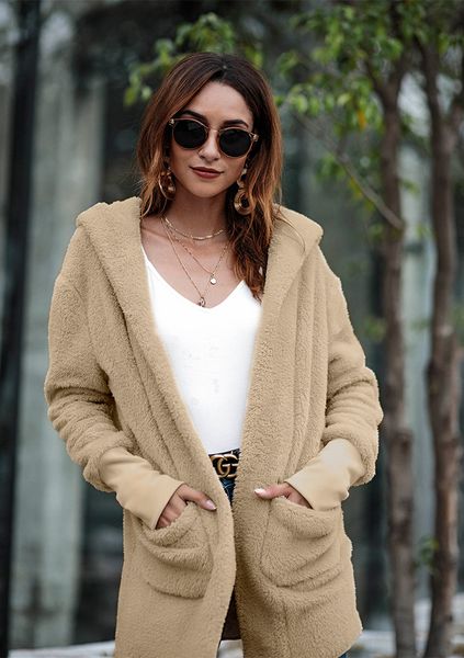 women hooded coats winter thick warm outerwear tops woman casual fashion coats velvet women clothes solid color, Black
women hooded coats winter thick warm outerwear tops woman casual fashion coats velvet women clothes solid color, Black