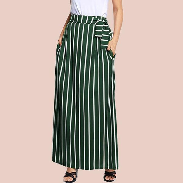 2018 fashion woman skirts jupe femme clothes for casual striped ankle-length chiffon empire lace-up vintage long 2aug8, Black
2018 fashion woman skirts jupe femme clothes for casual striped ankle-length chiffon empire lace-up vintage long 2aug8, Black