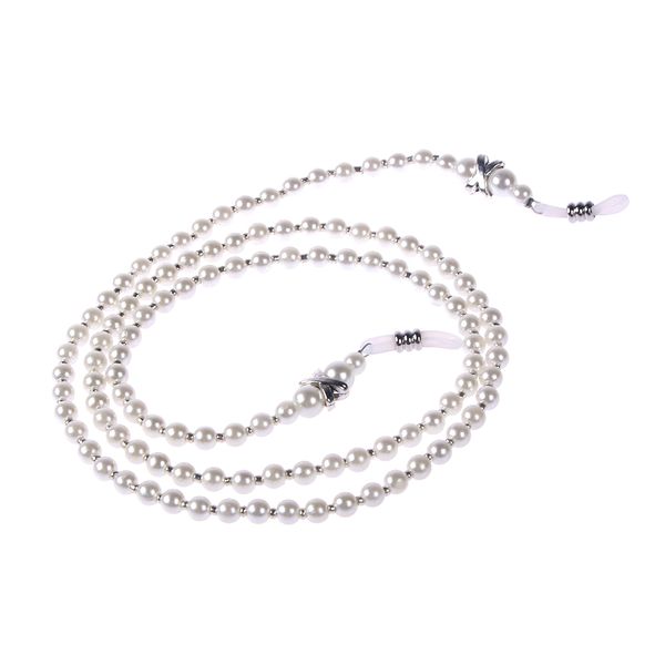 1pc new adjustable sunglasses necklace chain white pearl beaded eyeglass chains cord holder rope glasses strap 75cm
1pc new adjustable sunglasses necklace chain white pearl beaded eyeglass chains cord holder rope glasses strap 75cm