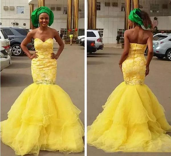 2018 africa new lace yellow prom dresses sweetheart beads south africa mermaid evening gowns miss pageant dress 2017 vestidos de party gown, Black
2018 africa new lace yellow prom dresses sweetheart beads south africa mermaid evening gowns miss pageant dress 2017 vestidos de party gown, Black