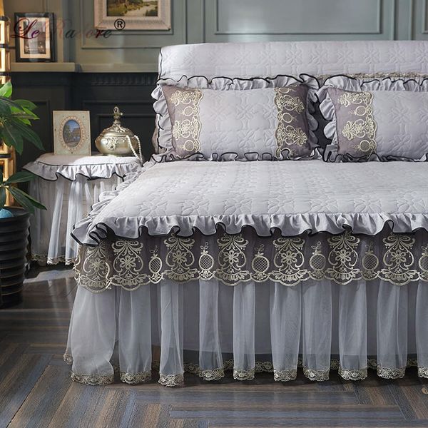leradore luxury thicken royal bedspread set lace cotton filling bed skirt set pillowcases bedside cover bedding king
leradore luxury thicken royal bedspread set lace cotton filling bed skirt set pillowcases bedside cover bedding king