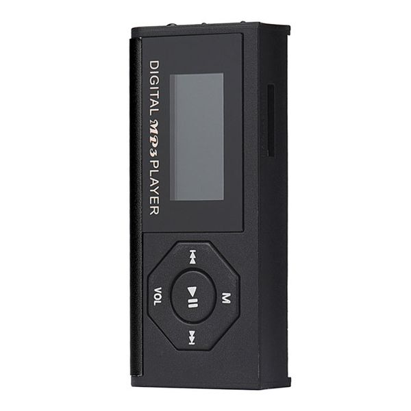 

puscard mini clip mp3 player lcd screen support 16gb micro tf/sd card slot sports mp3 music player with screen