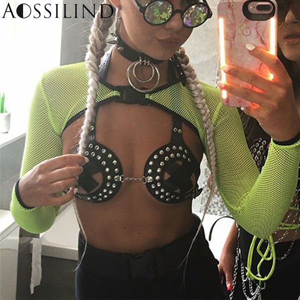 aossilind флуоресцентный зеленый с длинным рукавом осенняя сетка crop top женщины sexy hollow повседневная укороченные party club футболка т, White
aossilind флуоресцентный зеленый с длинным рукавом осенняя сетка crop top женщины sexy hollow повседневная укороченные party club футболка т, White