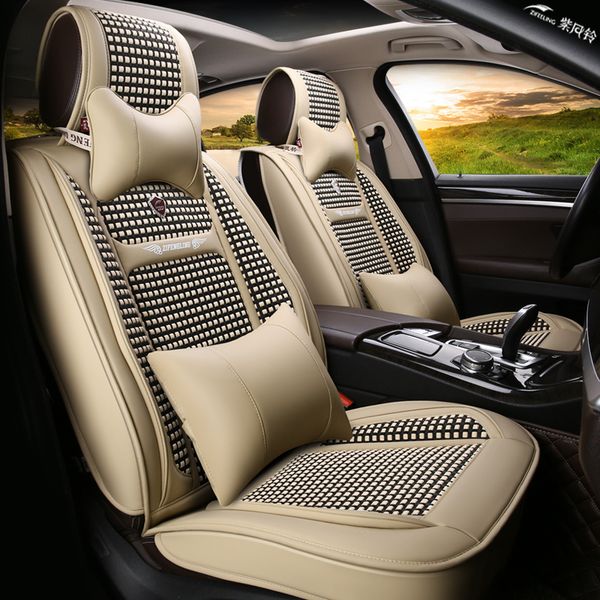 universal fit car accessories seat covers for trucks full surround design durable pu leather adjuatable five seats covers for gmc sierra b52
universal fit car accessories seat covers for trucks full surround design durable pu leather adjuatable five seats covers for gmc sierra b52