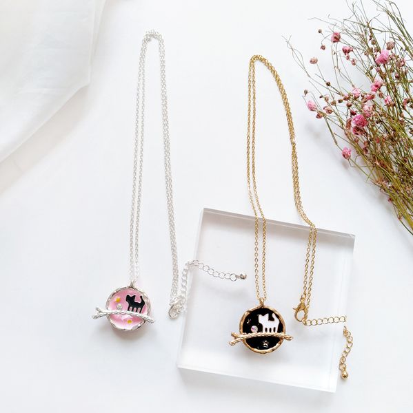 2018 new trendy childlike cute girls innocence dream starry universe earth kitty student necklace accessories anime cartoon style jewelry, Silver
2018 new trendy childlike cute girls innocence dream starry universe earth kitty student necklace accessories anime cartoon style jewelry, Silver