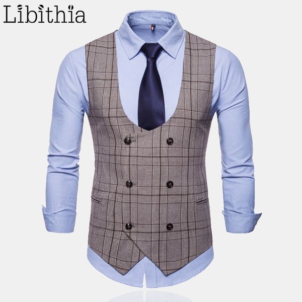 mens casual double-breasted plaid suit vest all-season plus size m-4xl clothes male sleeveless waistcoat grey coffee t183, Black;white
mens casual double-breasted plaid suit vest all-season plus size m-4xl clothes male sleeveless waistcoat grey coffee t183, Black;white