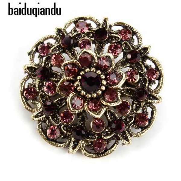 baiduqiandu retro crystal antique gold flower brooches for women romantic wedding bridesmaid rhinestone party bouquet brooch pin, Gray
baiduqiandu retro crystal antique gold flower brooches for women romantic wedding bridesmaid rhinestone party bouquet brooch pin, Gray