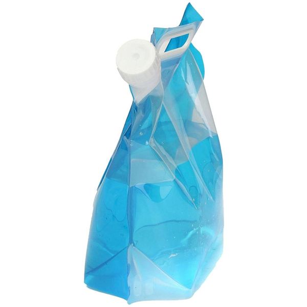 new foldable water canister, 5l canister camping outdoor folding canister drinking water, transparent blue
new foldable water canister, 5l canister camping outdoor folding canister drinking water, transparent blue