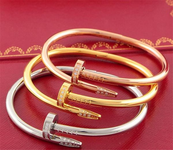 Роскошный бренд дизайнер 316L титана стали фирменное наименование ногтей панк любителей женщин и мужчин браслет Бесплатная доставка
Роскошный бренд дизайнер 316L титана стали фирменное наименование ногтей панк любителей женщин и мужчин браслет Бесплатная доставка