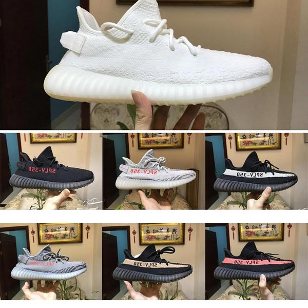 

Sply running shoes 350 v2 Butter Semi Frozen Yellow Blue Tint Beluga 2.0 Zebra Cream White V2 350 Mens Womens Shoes 36-45