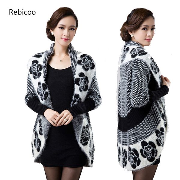 2018 spring autumn women korean fashion flower mohair knit shawl cardigan sweater jacket medium long sweaters plus size 3xl, White;black
2018 spring autumn women korean fashion flower mohair knit shawl cardigan sweater jacket medium long sweaters plus size 3xl, White;black