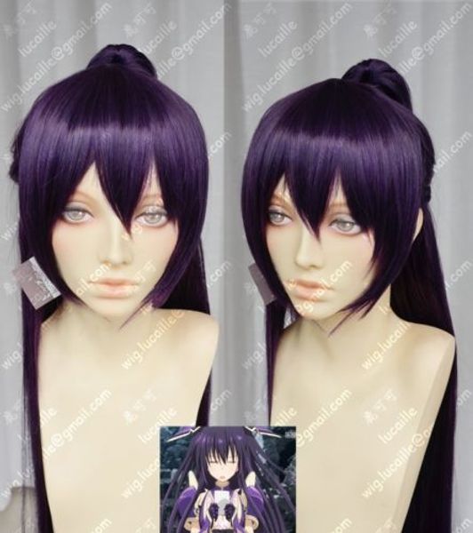 date a live princess yatogami tooka purple long straight cosplay wigs 100cm, Black;brown
date a live princess yatogami tooka purple long straight cosplay wigs 100cm, Black;brown