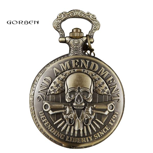 fashion defending liberty since 1791 2nd amendment gun skull quartz necklace mens women pocket watch gifts, Slivery;golden
fashion defending liberty since 1791 2nd amendment gun skull quartz necklace mens women pocket watch gifts, Slivery;golden