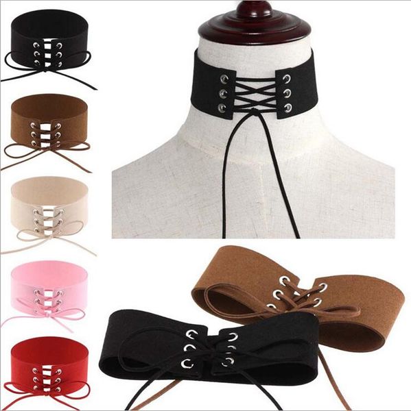 vintage wrap tie up necklace punk gothic necklace velvet leather choker necklace women novelty gifts, Golden;silver
vintage wrap tie up necklace punk gothic necklace velvet leather choker necklace women novelty gifts, Golden;silver