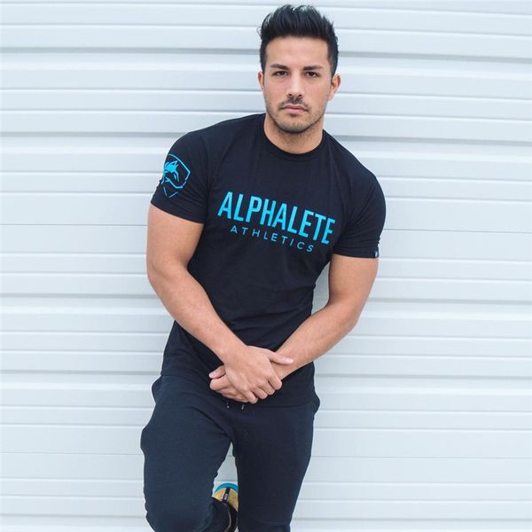 slim fitness t-shirt 2021 men fit short crossfit tee sleeve cotton clothes fashion leisure alphalete o-neck printed shirts navlr, Black
slim fitness t-shirt 2021 men fit short crossfit tee sleeve cotton clothes fashion leisure alphalete o-neck printed shirts navlr, Black