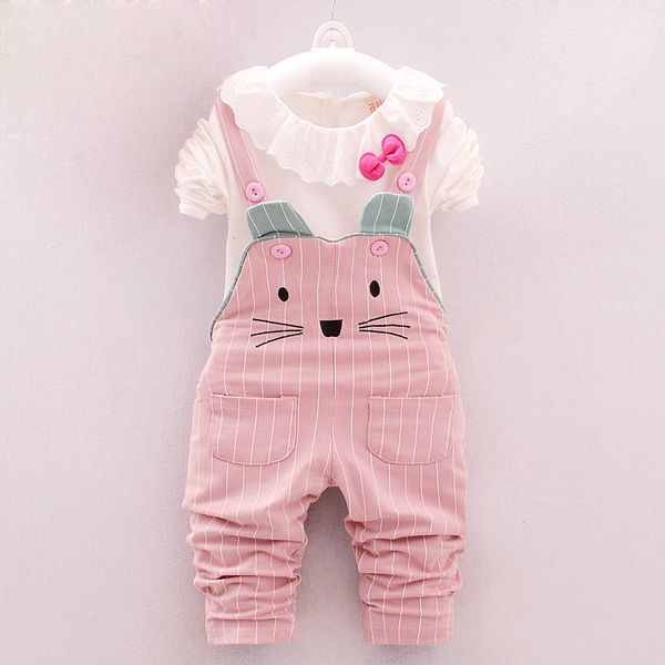 cola baby girls clothing set fashion girls clothes kids cotton +overalls 2pcs sports suit toddler girls casual costume, White
cola baby girls clothing set fashion girls clothes kids cotton +overalls 2pcs sports suit toddler girls casual costume, White