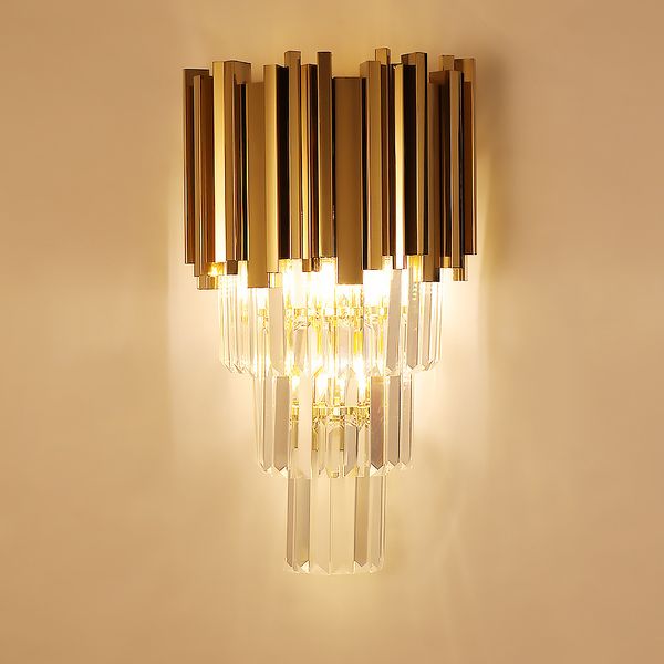 modern wall sconce gold wall light crystal wall lamp luxury creative hallway bedroom bedside lamp wandlamp luminaria
modern wall sconce gold wall light crystal wall lamp luxury creative hallway bedroom bedside lamp wandlamp luminaria