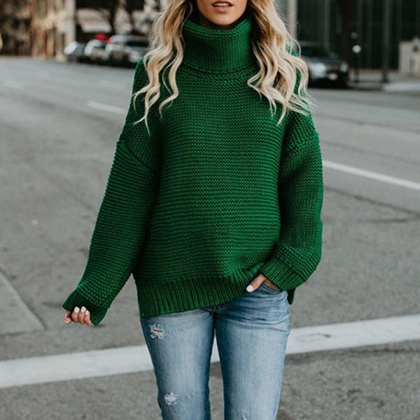 pullover women's turtleneck sweater female jumper women warm loose sweater thick winter cable knitted oversized sweaters z4, White;black
pullover women's turtleneck sweater female jumper women warm loose sweater thick winter cable knitted oversized sweaters z4, White;black