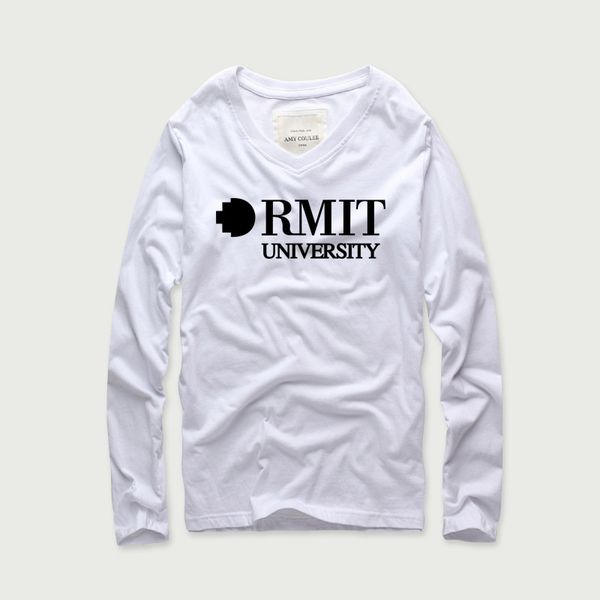 rmit university logo print t shirt men's big size long sleeve casual loose breathable v-neck long sleeve t-shirts for men, White;black
rmit university logo print t shirt men's big size long sleeve casual loose breathable v-neck long sleeve t-shirts for men, White;black