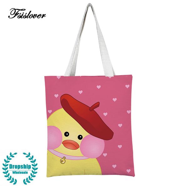 cartoon duck printed shoulder bag female canvas design summer beach bag lady daily use women shopping tote bolsa feminina
cartoon duck printed shoulder bag female canvas design summer beach bag lady daily use women shopping tote bolsa feminina