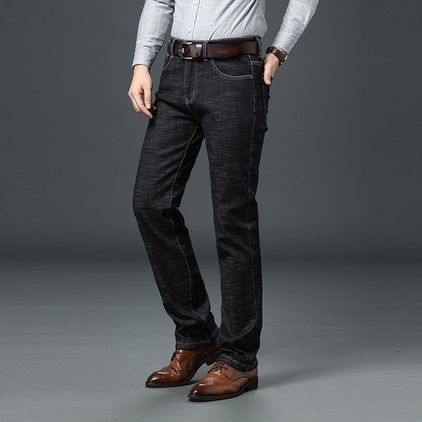 2018 autumn winter new men's straight casual jeans fashion men denim trousers indigo blue male pant big size 28-46, Black
2018 autumn winter new men's straight casual jeans fashion men denim trousers indigo blue male pant big size 28-46, Black