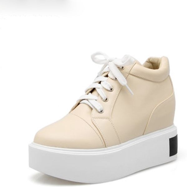 korea style women platforms shoes fashion lace-up height increasing wedges high heels women casual shoes female shoes size 32-43, Black;white
korea style women platforms shoes fashion lace-up height increasing wedges high heels women casual shoes female shoes size 32-43, Black;white