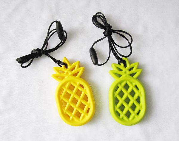 silicone pineapple pendant teething necklae food grade safe silicone fruit beads baby teether toy sensory nursing necklace chewing toy, Silver
silicone pineapple pendant teething necklae food grade safe silicone fruit beads baby teether toy sensory nursing necklace chewing toy, Silver