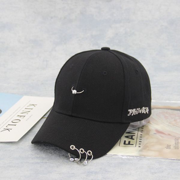 couple men and women hoop hat new silver ball three ring iron ball pin baseball cap solid color cap, Blue;gray
couple men and women hoop hat new silver ball three ring iron ball pin baseball cap solid color cap, Blue;gray