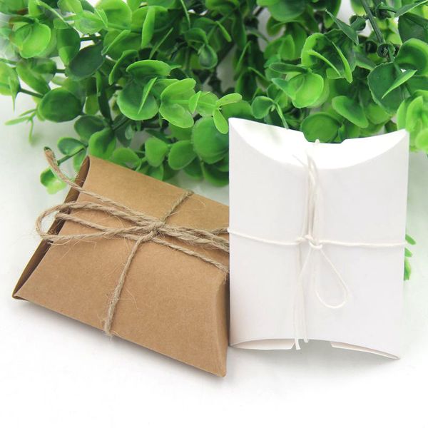 100pcs kraft paper pillow wedding candy box sweets gift boxes rope party decoration wedding birthday party event supplies
100pcs kraft paper pillow wedding candy box sweets gift boxes rope party decoration wedding birthday party event supplies