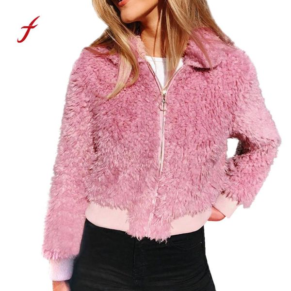 feitong 2018 new womens ladies warm artificial wool coat lapel jackets winter parka outerwear manteau femme hiver wholesale, Black;brown
feitong 2018 new womens ladies warm artificial wool coat lapel jackets winter parka outerwear manteau femme hiver wholesale, Black;brown