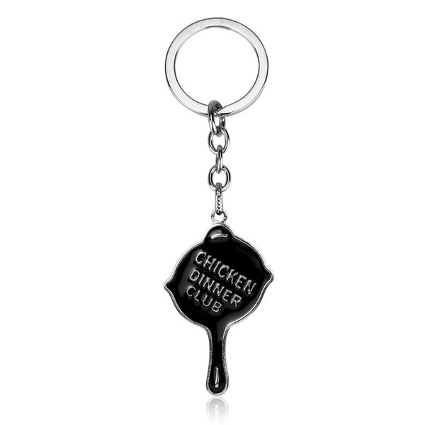mqchun game chicken dinner club pubg black pan pendant keychain keyring car key men gift -50, Silver
mqchun game chicken dinner club pubg black pan pendant keychain keyring car key men gift -50, Silver