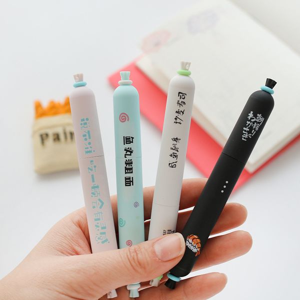 new creative cute novelty short cute sausage shape gel pen large capacity black 0.5mm pens student writing stationery wholesale
new creative cute novelty short cute sausage shape gel pen large capacity black 0.5mm pens student writing stationery wholesale
