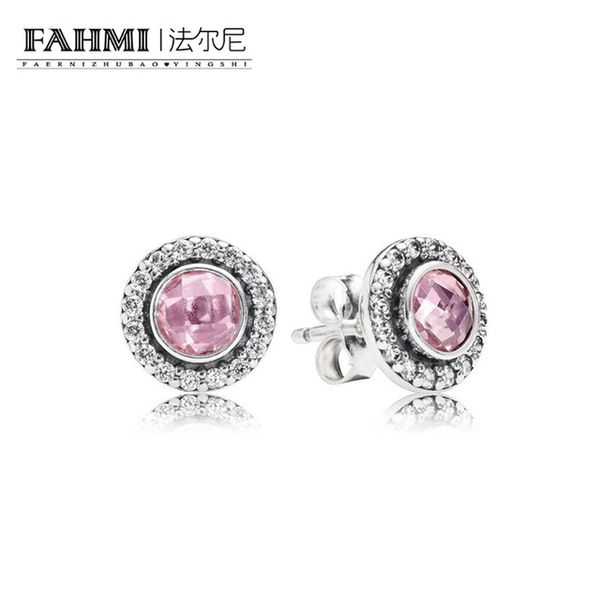 fahmi 100% 925 sterling silver sweet temperament chic pink zircon earrings original women's jewelry gift recommended 290553pcz, Golden;silver
fahmi 100% 925 sterling silver sweet temperament chic pink zircon earrings original women's jewelry gift recommended 290553pcz, Golden;silver
