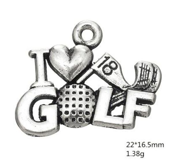 metal word golf ball i love golf accessory charm other customized jewelry, Bronze;silver
metal word golf ball i love golf accessory charm other customized jewelry, Bronze;silver