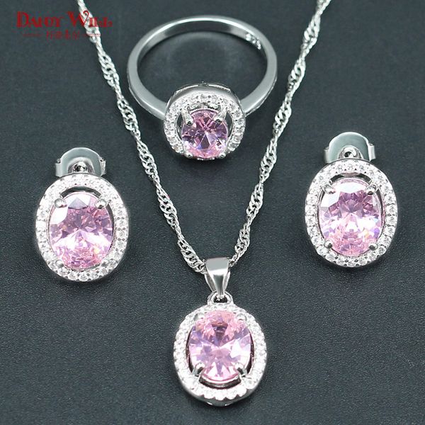 sweet pink wedding jewelry sets for brides pink oval zircon fashion style gift 925 silver color necklace/earrings/ring/pendants, Slivery;golden
sweet pink wedding jewelry sets for brides pink oval zircon fashion style gift 925 silver color necklace/earrings/ring/pendants, Slivery;golden