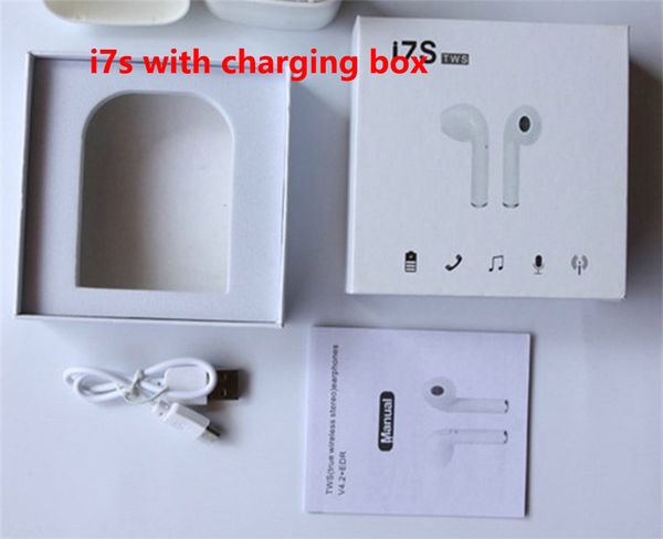 2018 i7 i7S TWS Twins Bluetooth Wireless Earphone With Charger Dock Earbuds V4.2 Stereo Headphone For iPhone X 8 S9 Plus Android
2018 i7 i7S TWS Twins Bluetooth Wireless Earphone With Charger Dock Earbuds V4.2 Stereo Headphone For iPhone X 8 S9 Plus Android