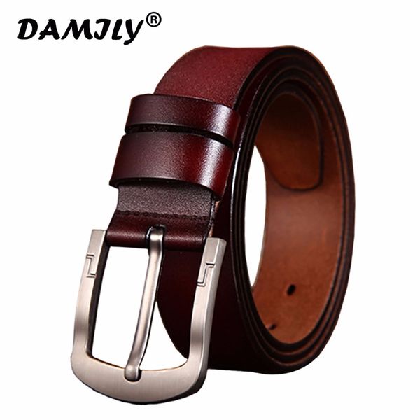 classic cowhide genuine leather belts for men brand strap male pin buckle fancy vintage cowboy jeans cintos hipping, Black;brown
classic cowhide genuine leather belts for men brand strap male pin buckle fancy vintage cowboy jeans cintos hipping, Black;brown