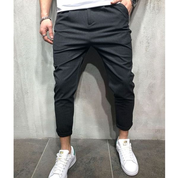 2018 autumn winter new casual pants men slim fits fashion trousers male clothing solid color pants plus size m-2xl, Black
2018 autumn winter new casual pants men slim fits fashion trousers male clothing solid color pants plus size m-2xl, Black
