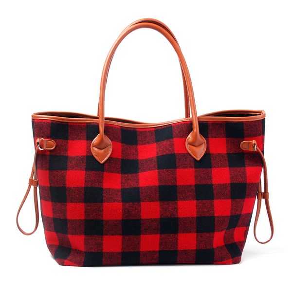 vegan leather withtweed buffalo plaid tote wholesale blanks red black string purse white black check large shopping bag dom377
vegan leather withtweed buffalo plaid tote wholesale blanks red black string purse white black check large shopping bag dom377