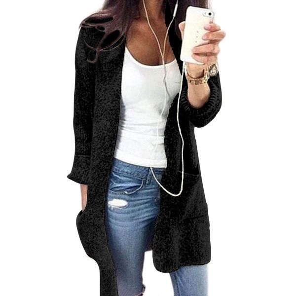Wholesale Personality Double Pocket Women Cardigan Youthful Popularity Long Large Size Knitted Women Sweaters Comfortable Designer Sweater
Wholesale Personality Double Pocket Women Cardigan Youthful Popularity Long Large Size Knitted Women Sweaters Comfortable Designer Sweater