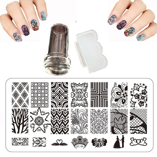 design 12x6cm bc nail stamping plates set print squishy lace patterns steel plate nail art templates and knife transparent stamp, White
design 12x6cm bc nail stamping plates set print squishy lace patterns steel plate nail art templates and knife transparent stamp, White